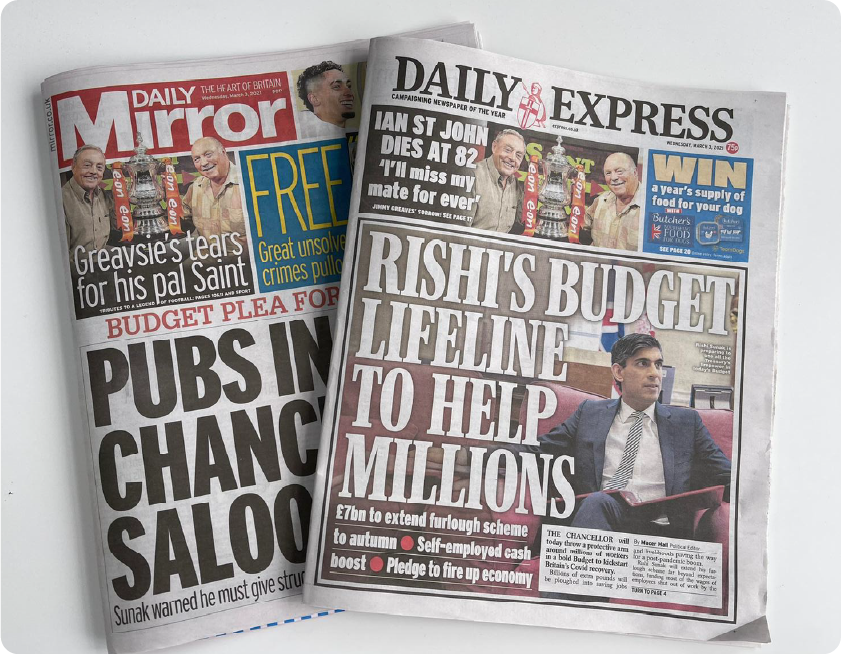 Daily Mirror & Daily Express