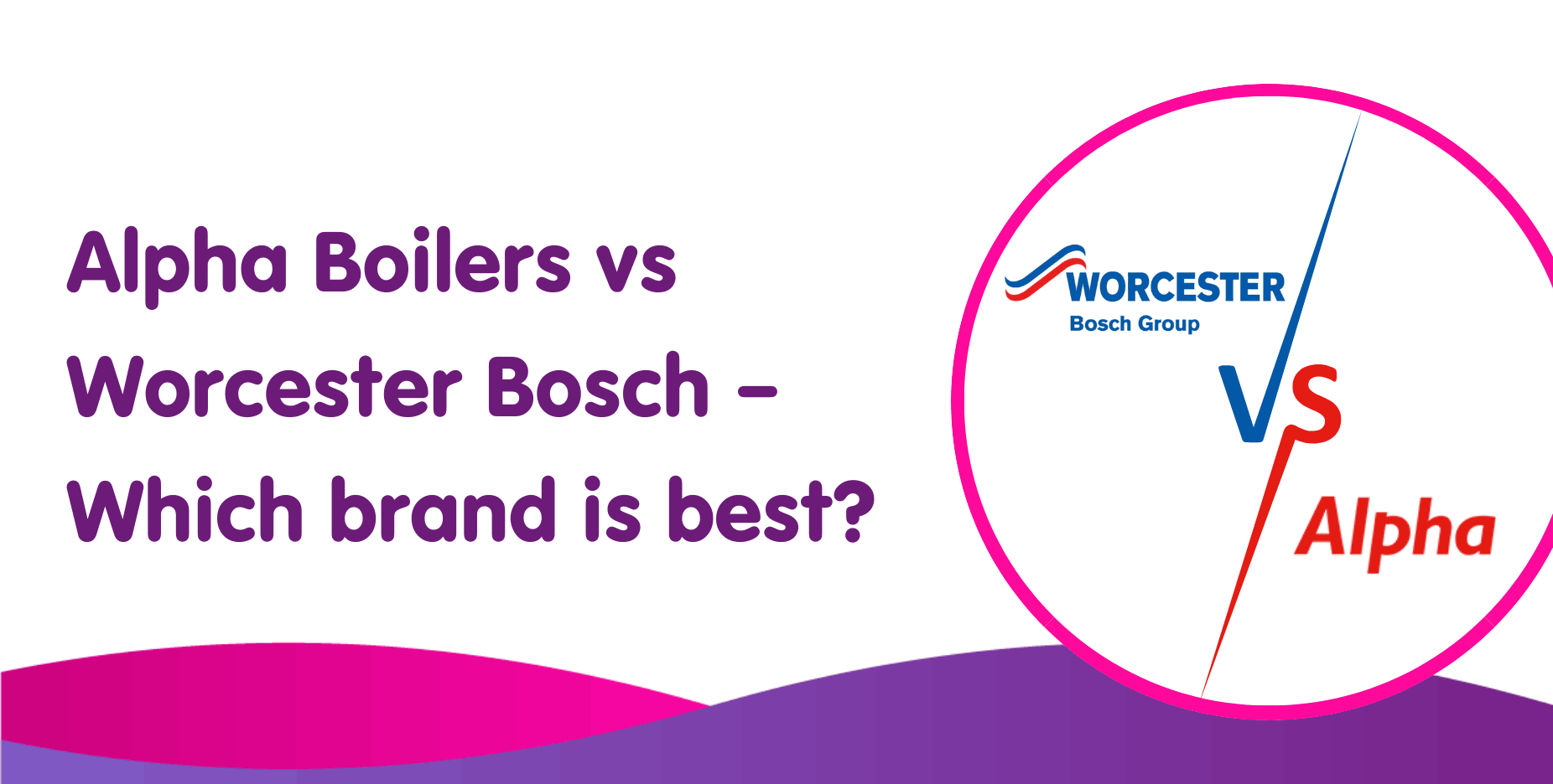 Alpha Boilers vs Worcester Bosch – Which brand is best