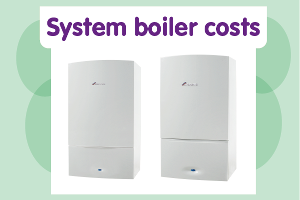 System boiler costs (Worcester)