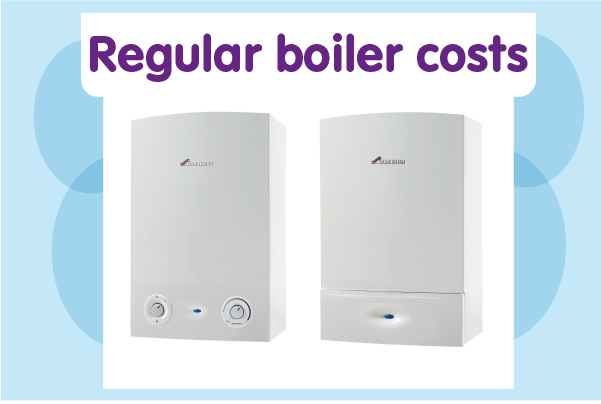 Regular boiler costs (Worcester)