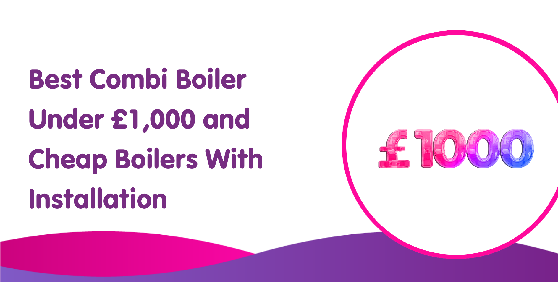 Cheap Combi Boilers Under £1,000 & Budget Boiler Installations