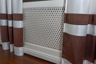 Radiator of heating in the interior