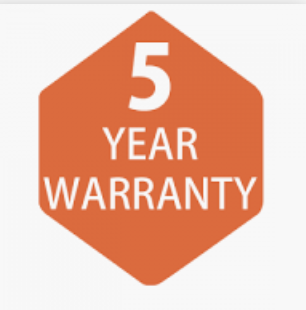5year warranty
