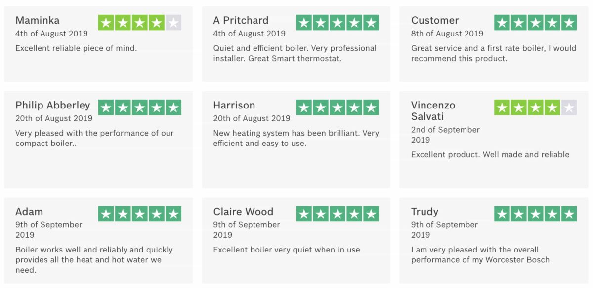 Worcester Bosch Boiler Reviews