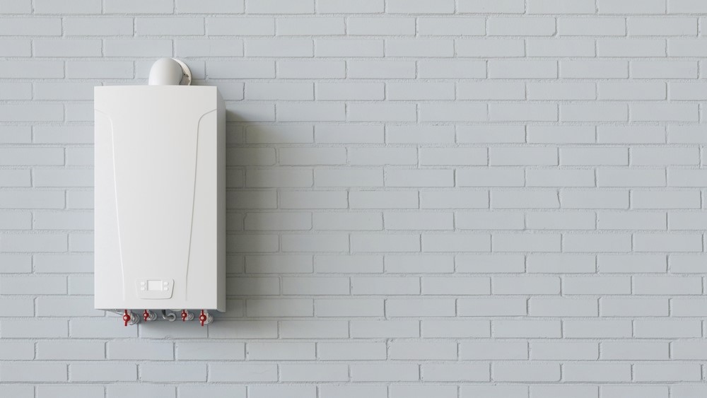 boiler installed in wall