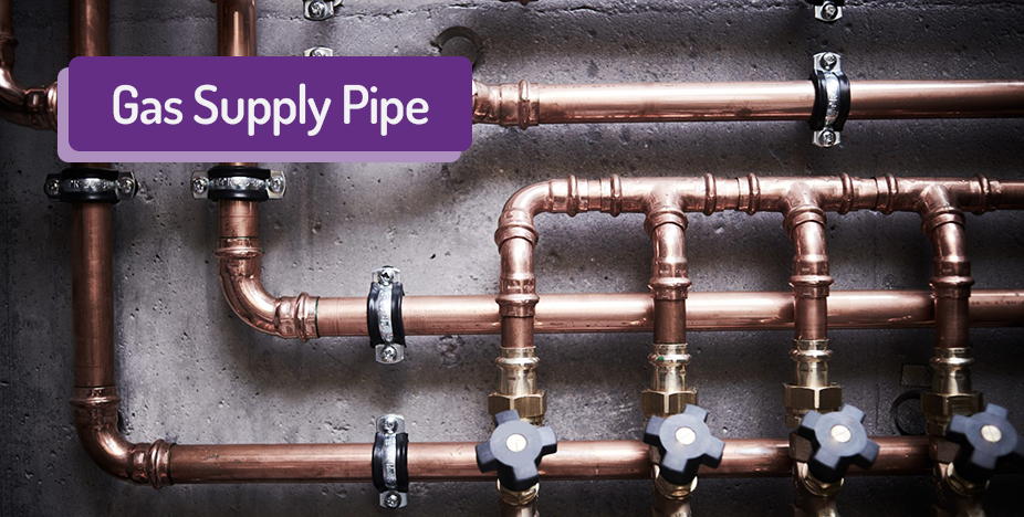 Gas supply pipe
