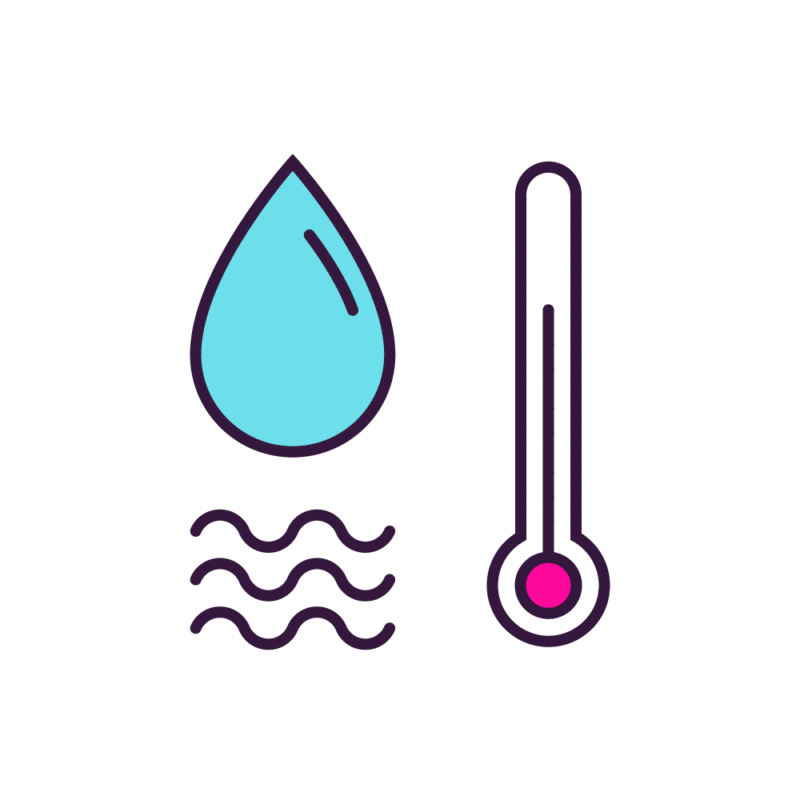 hot water temperature gauge