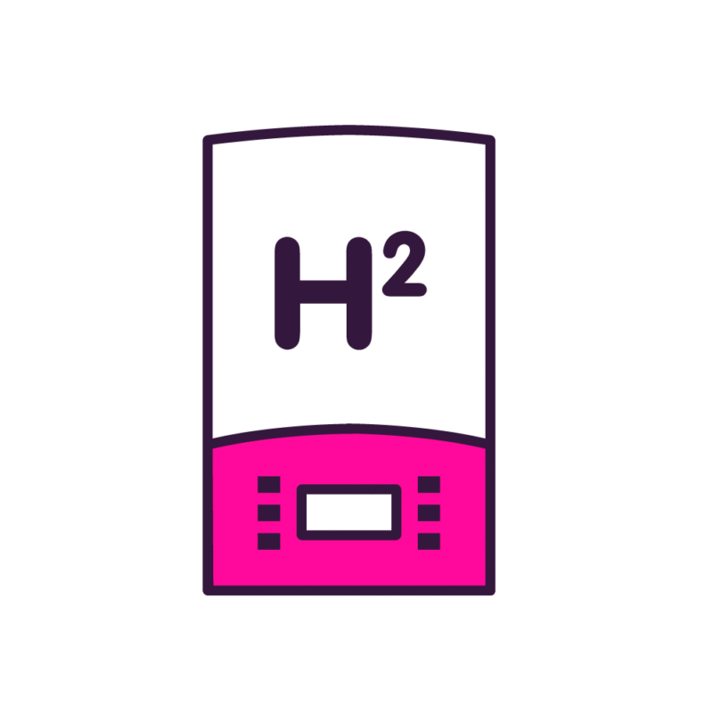 hydrogen ready boiler for hybrid heating systems