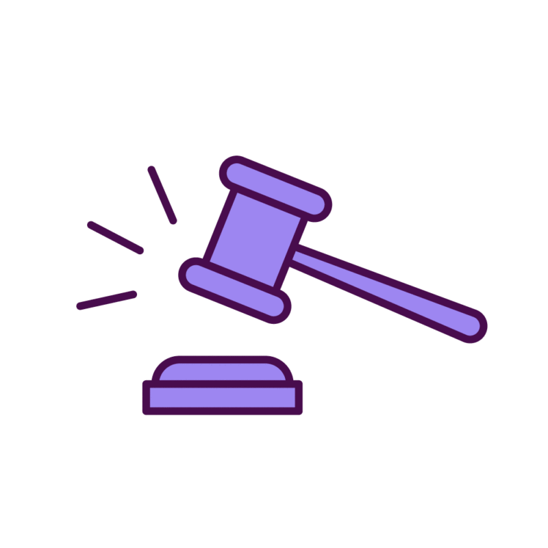 our verdict judges hammer
